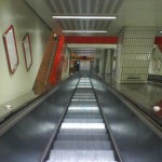 If you fell on the up escalator, you'd just keep falling