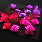 Colour-cycling light boxes Colour-cycling light boxes